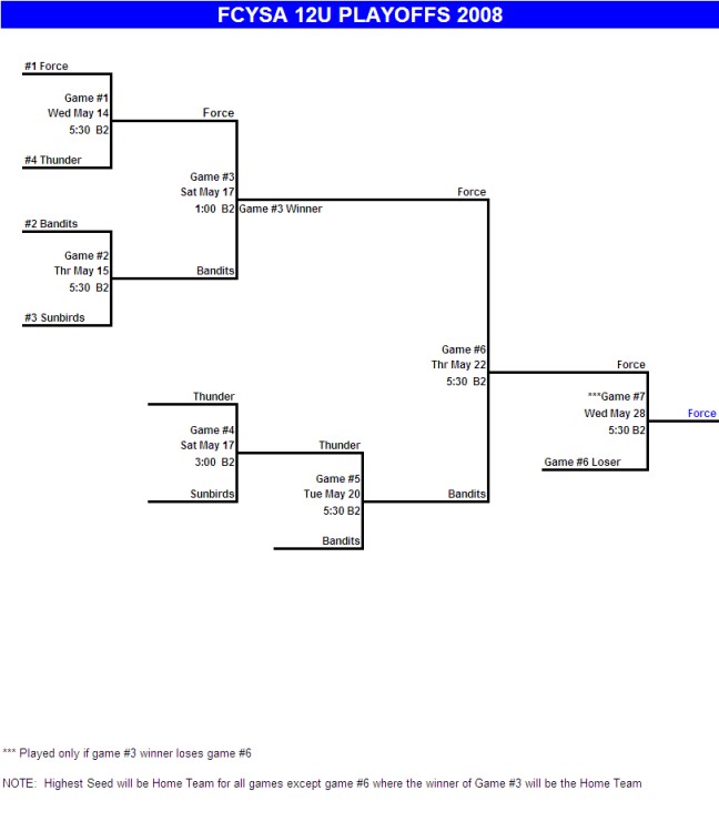 FCYSA 2008 12U Playoffs Final